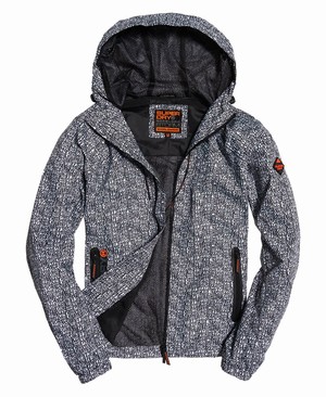 Superdry Superstorm Cagoule Férfi Kabát Szürke/Fehér | GNCLM5109